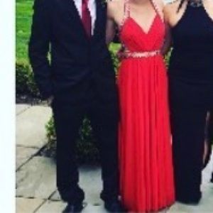 Red prom dress